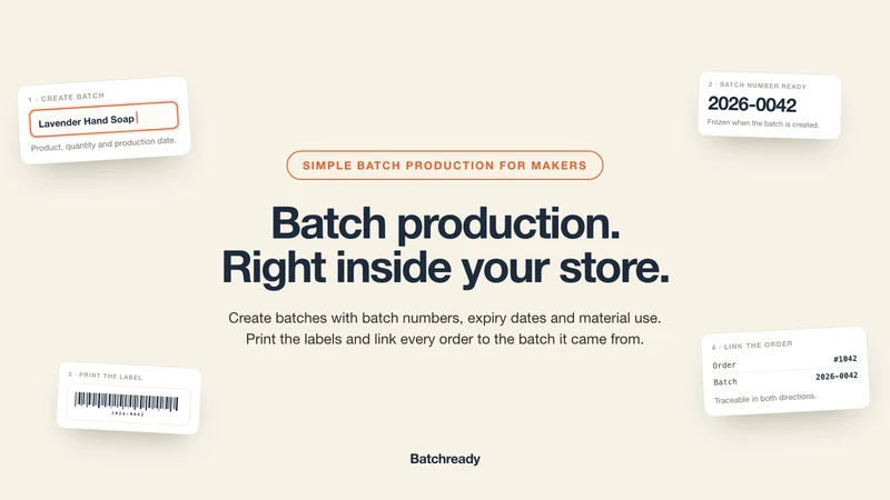 Batchready Production Tracker