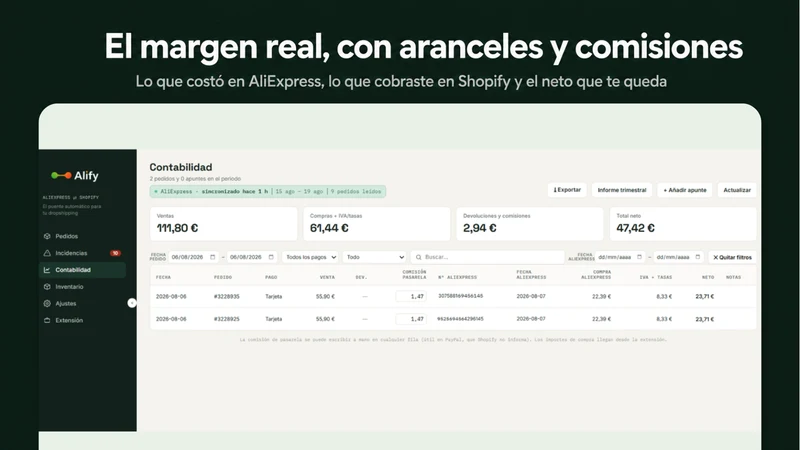 Alify Aliexpress Order Manager