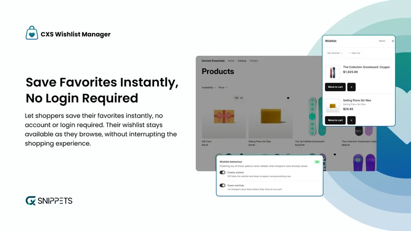 CXS Wishlist Manager