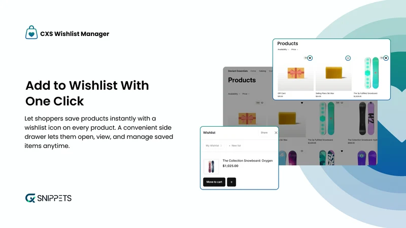 CXS Wishlist Manager