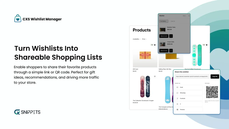 CXS Wishlist Manager