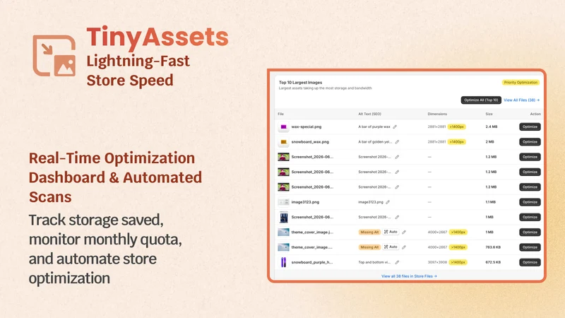 TinyAssets: AI Image Optimizer