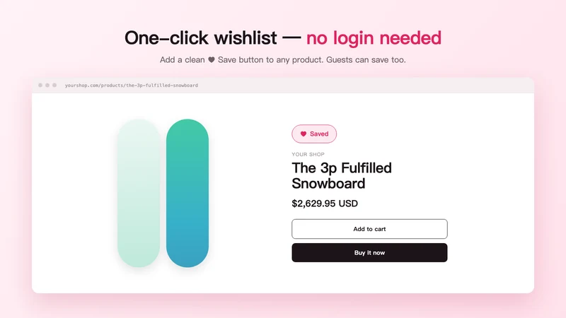 Wishnest ‑ Wishlist & Restock