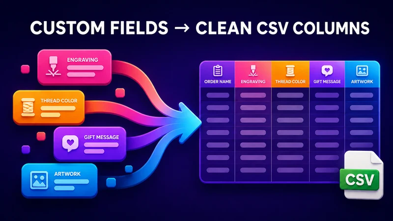Vivid Custom Fields Export