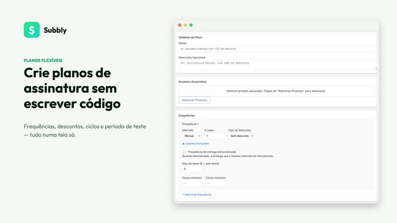 Subbly Subscriptions App