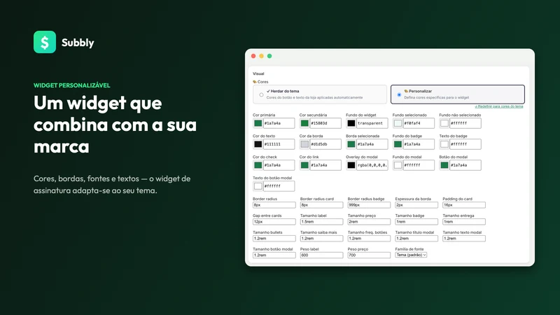 Subbly Subscriptions App