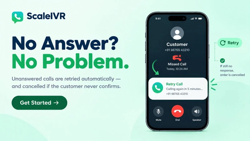 ScalewizIVR: Verify COD Orders