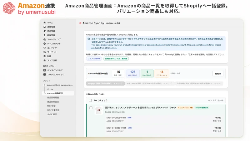 Amazon連携 by umemusubi