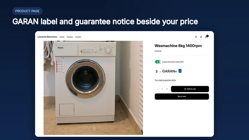 Lowlands GARAN Guarantee Label