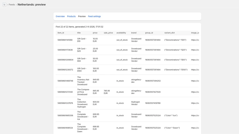 ChatGPT Ads Feed Sync