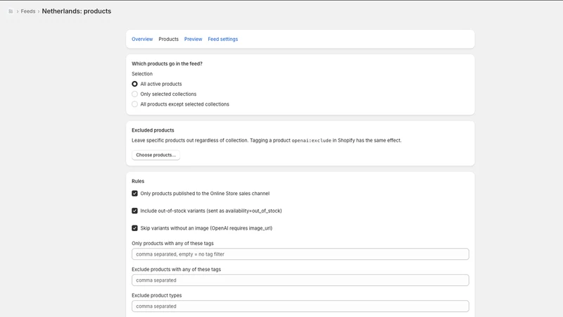 ChatGPT Ads Feed Sync