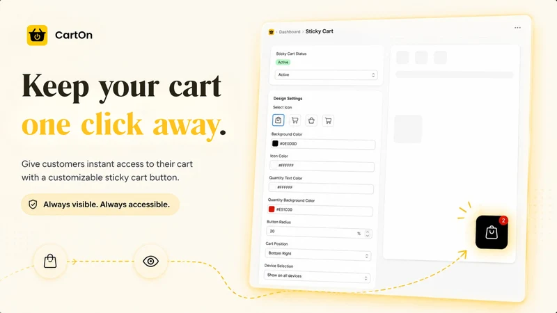 CartOn Cart Drawer Upsell