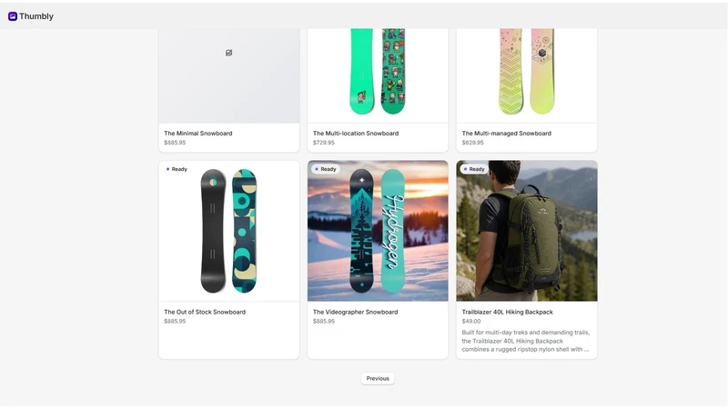 Thumbly: AI Product Ads