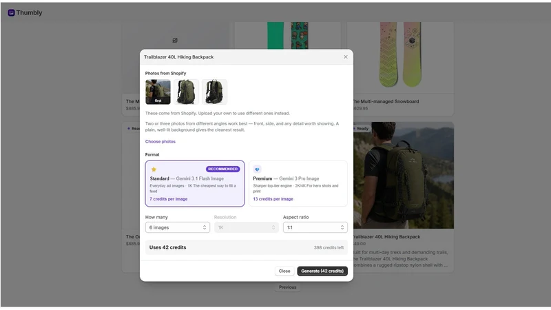 Thumbly: AI Product Ads