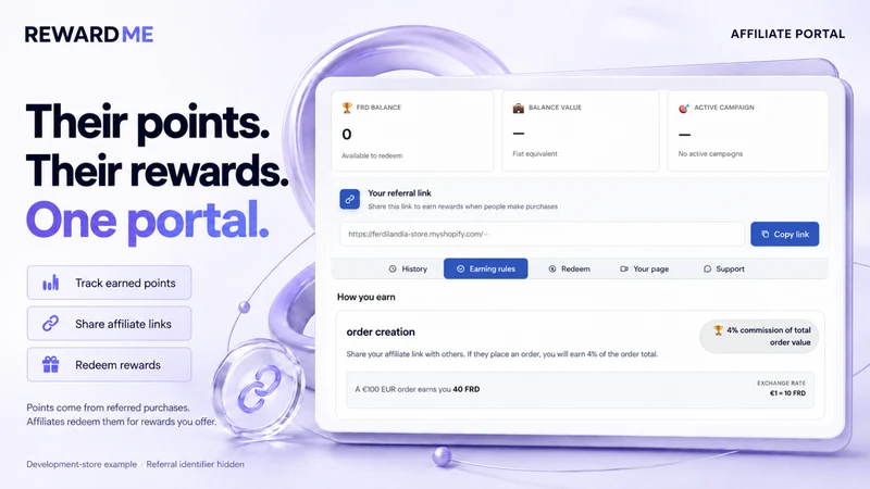 RewardMe: Affiliates & Loyalty