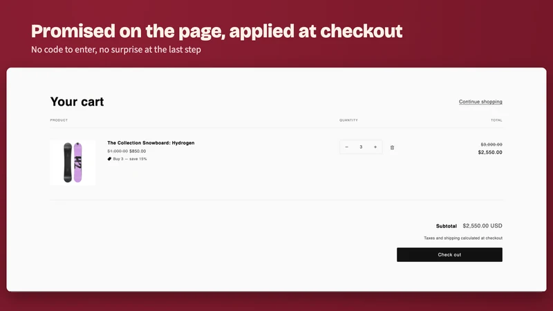 Redjam Bundle ‑ Quantity Break