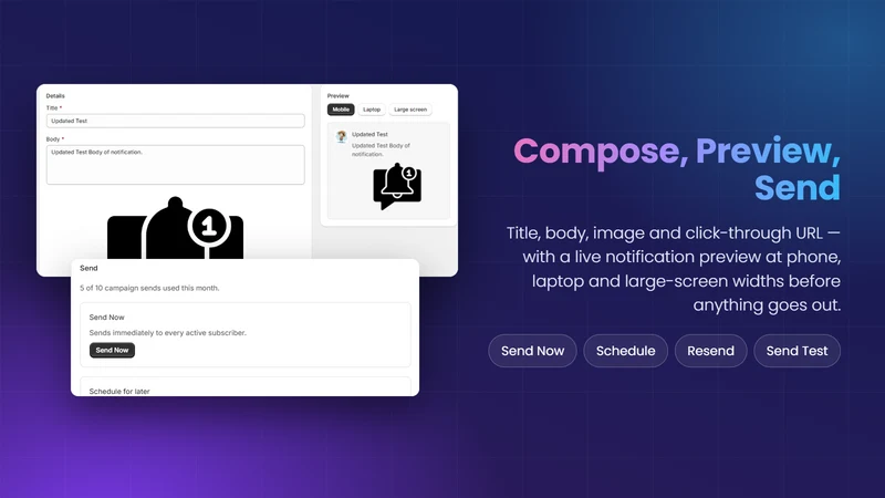 PushPulse: Web Notifications