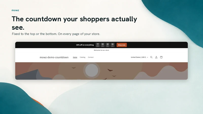 Mowz Countdown Timer Bar
