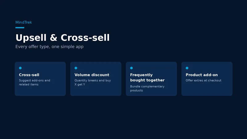 MindTrek: Upsell & Cross‑sell