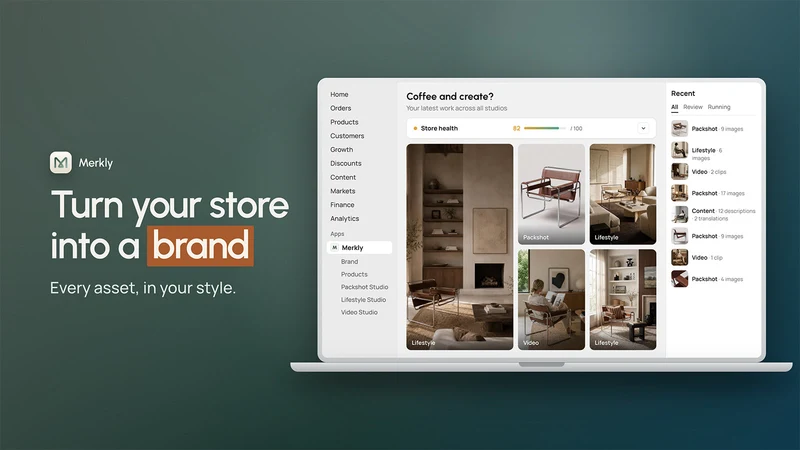 Merkly ‑ On‑Brand AI Images