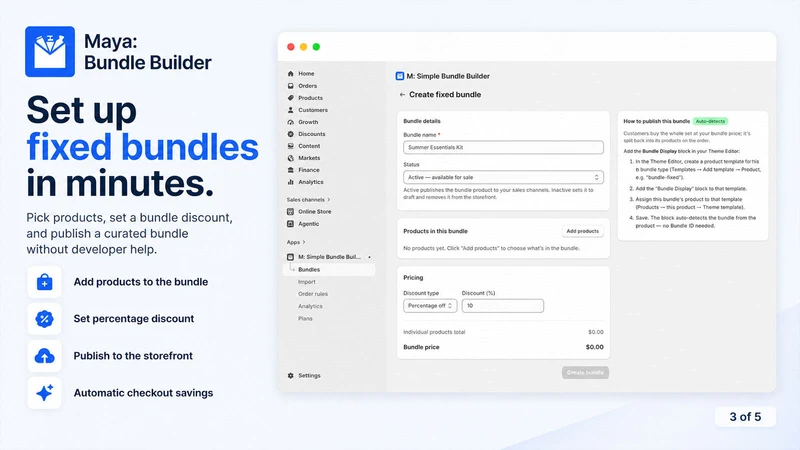 Simple Bundle Builder