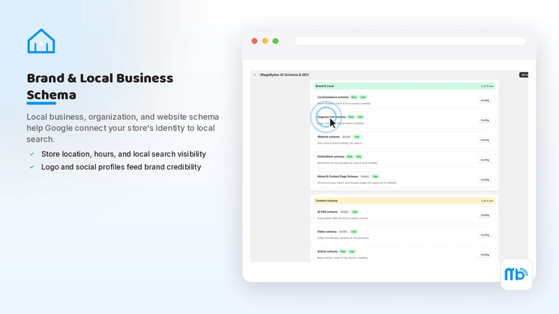MageBytes JSON‑LD Schema & SEO