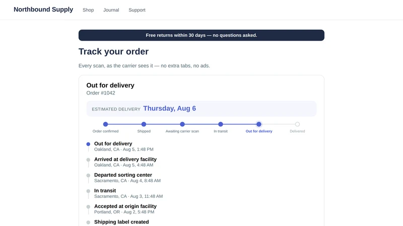 Luv Shipment Tracking & Status