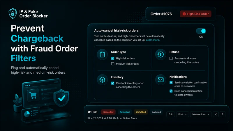 IP & Fake Order Blocker