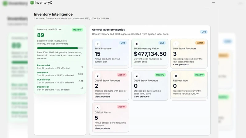 InventoryQ: Inventory Analytic