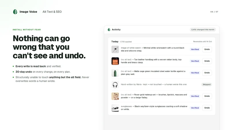 Image Voice: Alt Text & SEO