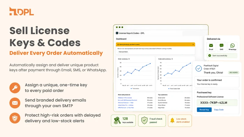 License Keys & Codes ‑ DPL
