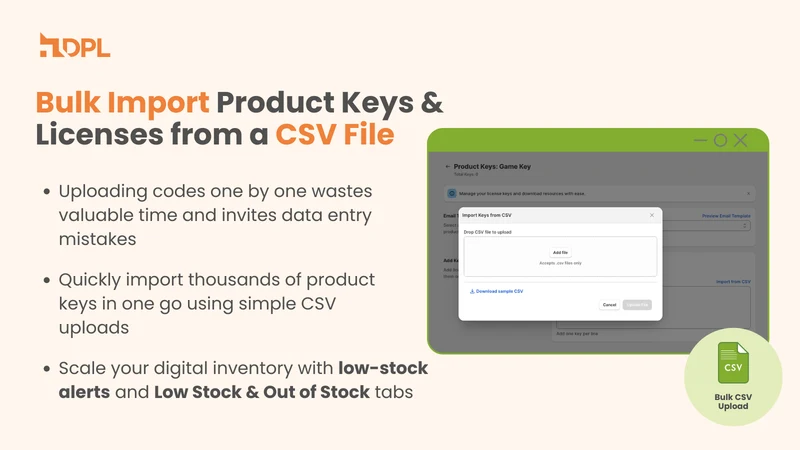 License Keys & Codes ‑ DPL