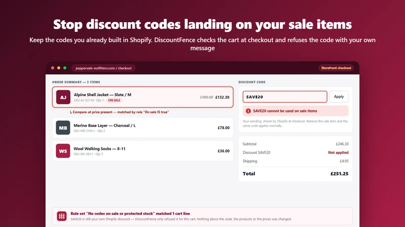 Fleeta DiscountFence: Codes