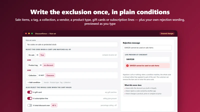 Fleeta DiscountFence: Codes