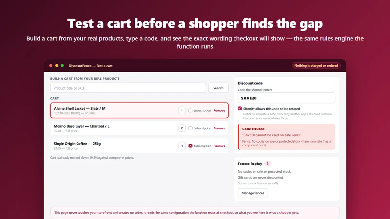 Fleeta DiscountFence: Codes