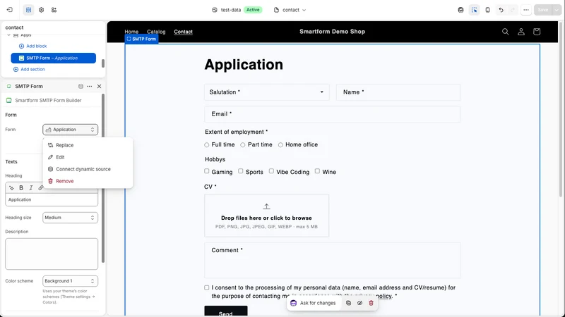Smartform SMTP Form Builder