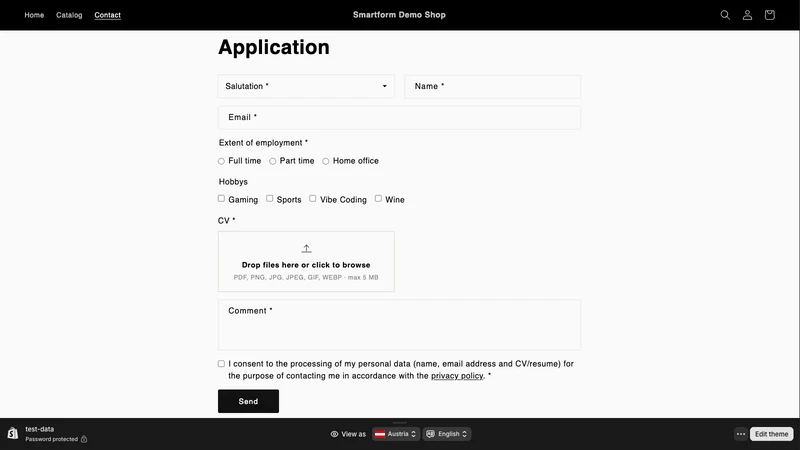 Smartform SMTP Form Builder