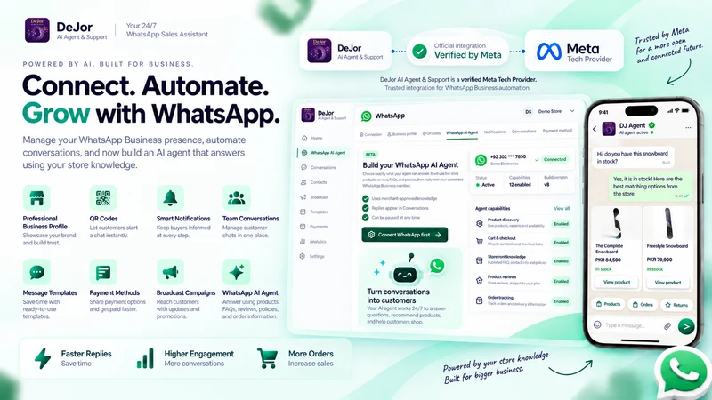 Dejor: AI Chatbot & WhatsApp