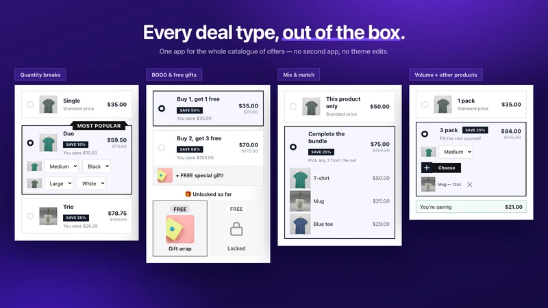Instant Product Bundles