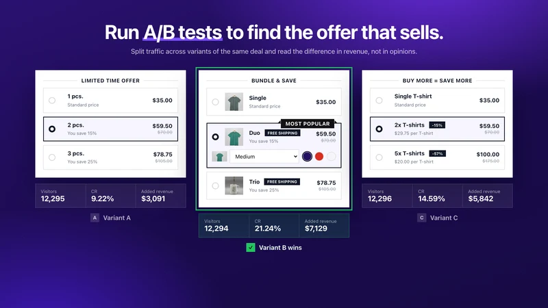 Instant Product Bundles