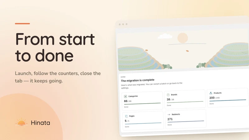 Hinata: PrestaShop Migration