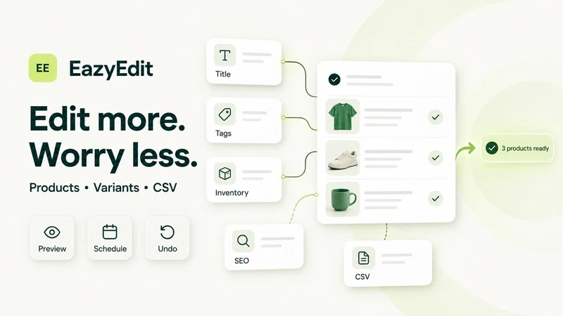 EazyEdit: Bulk Product Edit