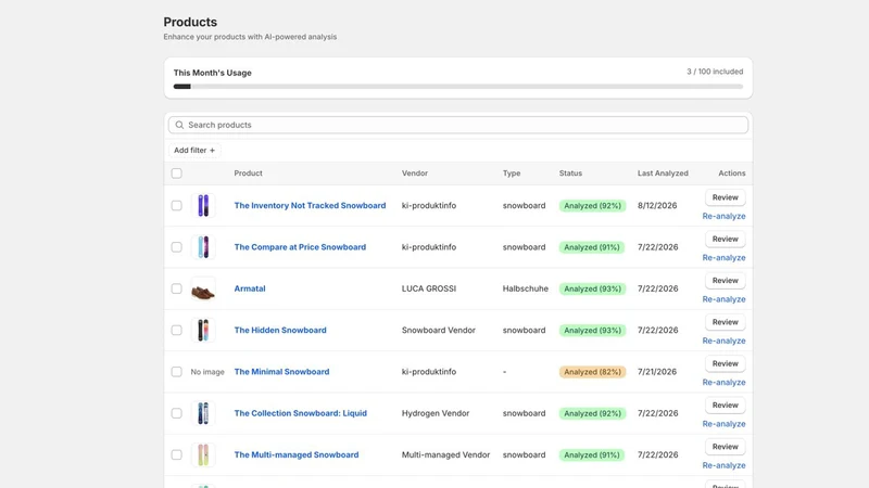 1tm AI Product Info