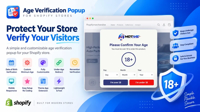 Age Verification Popup