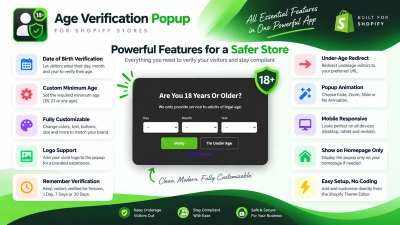 Age Verification Popup