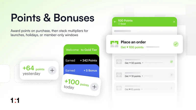 1to1: Loyalty Program & Reward