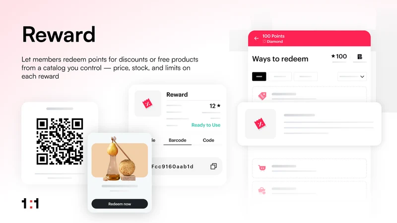 1to1: Loyalty Program & Reward