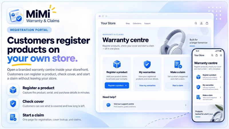 Registration Warranty & Claims