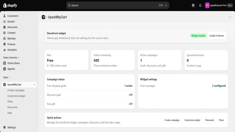 UpsellMyCart