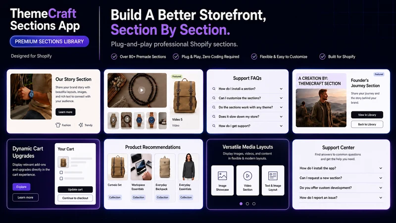 ThemeCraft Sections
